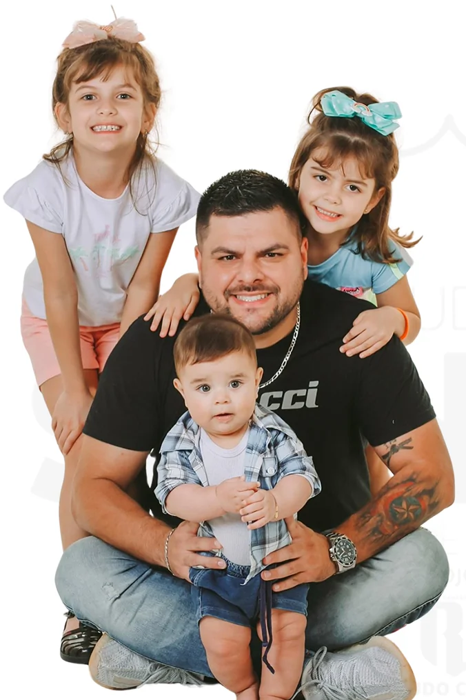 Sensei Raphael Bandeira com a família